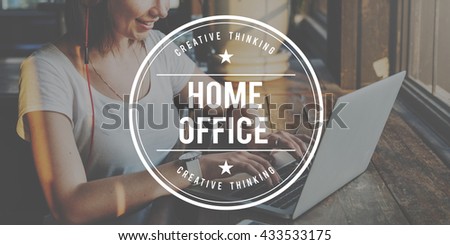 Home Office Workspace Business Corporate Concept