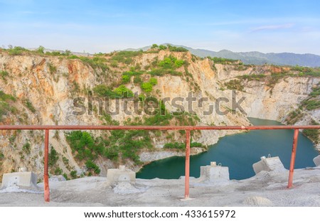 Grand canyon old mine site , Chonburi Thailand