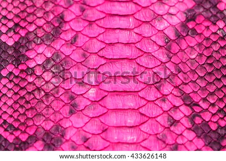 Pink snakeskin. Royalty-Free Stock Photo #433626148