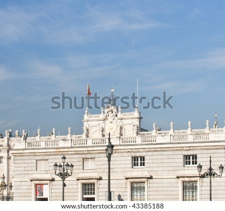 Real palace of Madrid