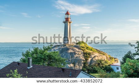 Point Atkinson Lighthouse in Lighthouse Park in West Vancouver, British Columbia, Canada