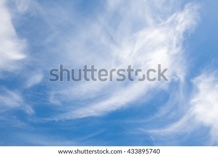 Blue sky and cloud 