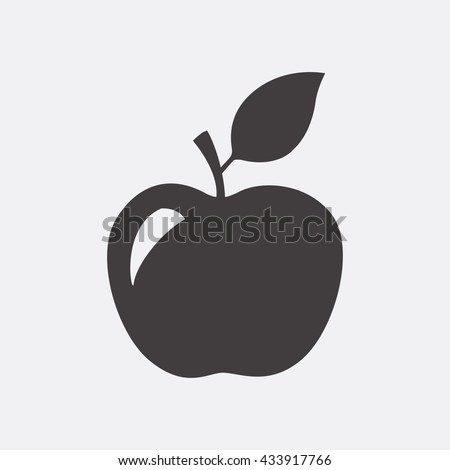 Apple Icon Royalty-Free Stock Photo #433917766