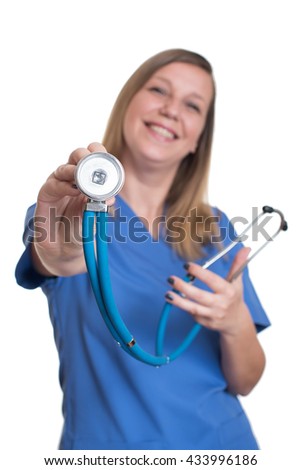 Portrait of a young medical worker