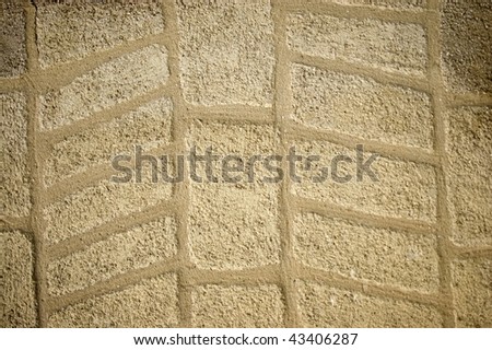 Stone wall in rafters