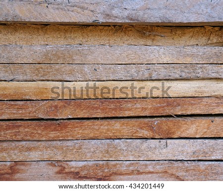 closeup wood stacked