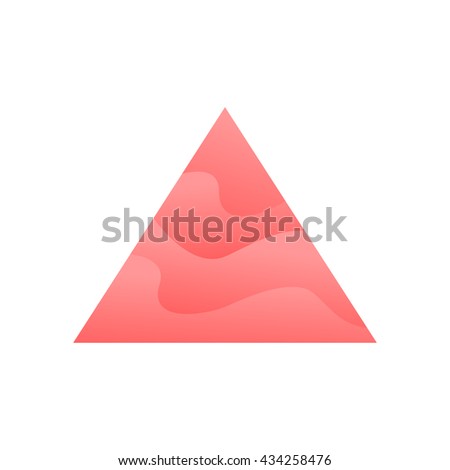 Abstract Triangle illustration. Creative Design logo.