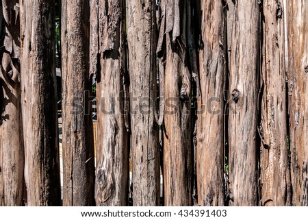 wooden fences background in home rural areas