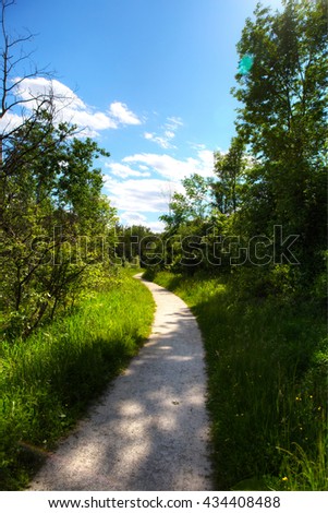 Hungry Hollow Trail Georgetown Ontario Royalty-Free Stock Photo #434408488