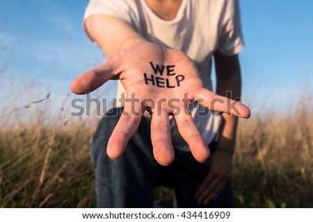 Helping Hand Royalty-Free Stock Photo #434416909