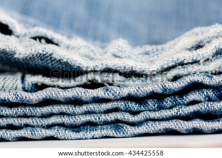 Edge stitch jeans background