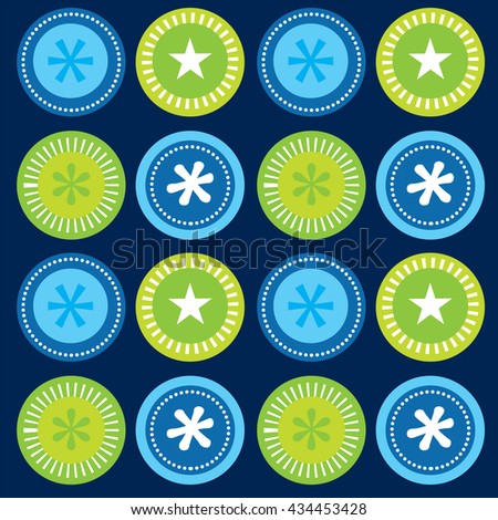 circle pattern with blue and green color perfect for cheerful background