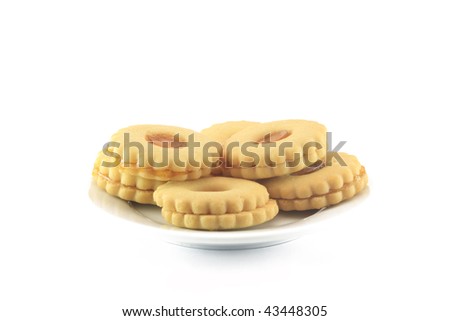 biscuits with marmalade