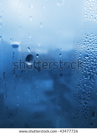 blue natural water drop texture