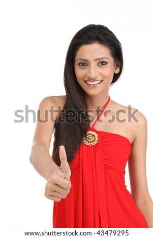 teenage  girl posing  in a challenge expression