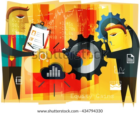 Teamwork - Business Illustration
