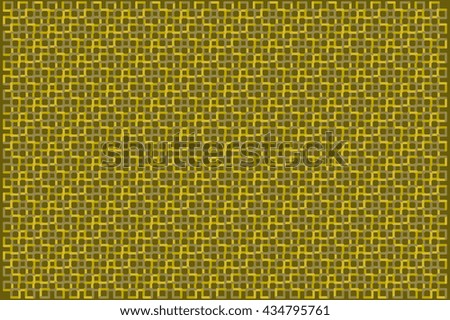 Abstract Background . Vector Design . Luxury Gold Square Pattern