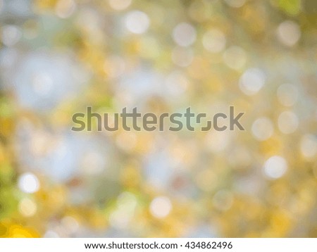 Abstract colorful bokeh background from nature in the bright day,blurred bokeh background.