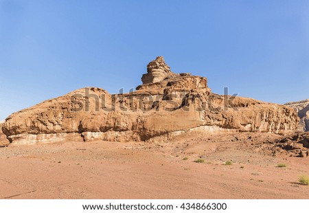 Mount a screw in Timna Israel