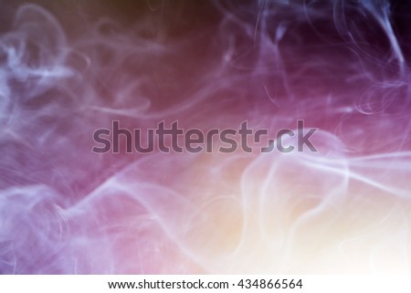 Light incense smoke abstract background.