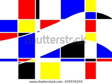abstract geometric colorful vector pattern