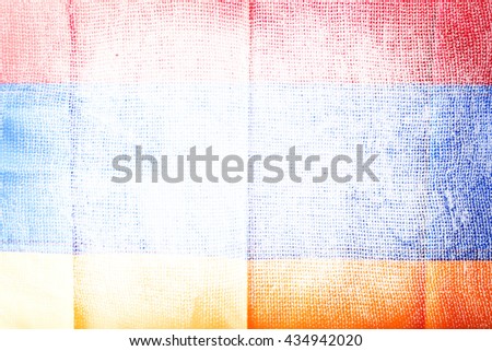 Flag of Armenia as Texture and Backgrounds