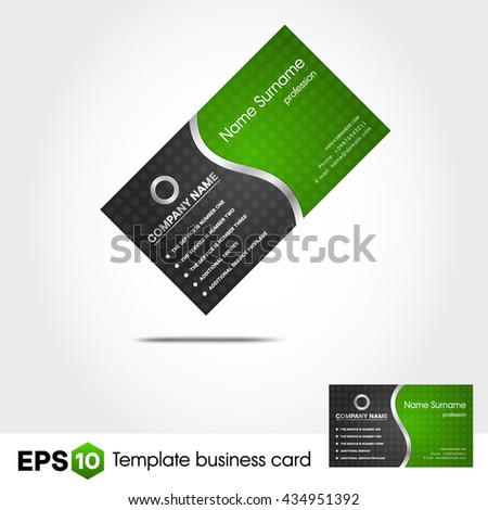 Green business card