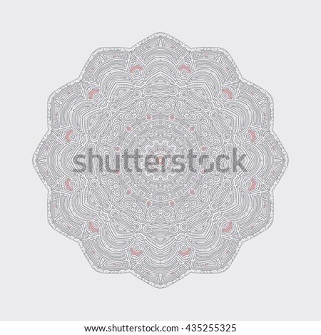 Mandala. Ethnic Indian Magic Symbol 