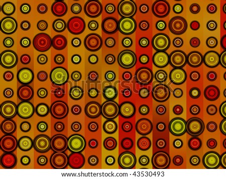 Seamless colored pattern with circles