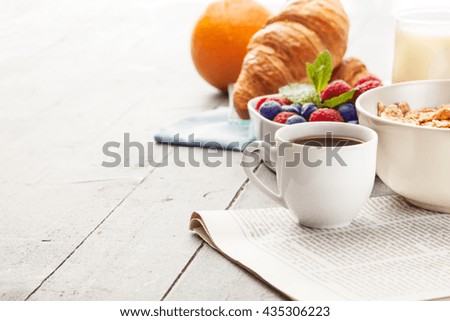 Photo of healthy breakfast
