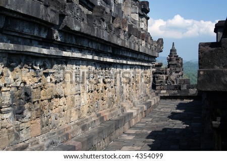Borobudur, the biggest Buddhist temple in the world