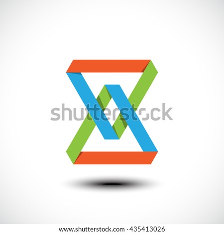 Business abstract icon.Vector illustration