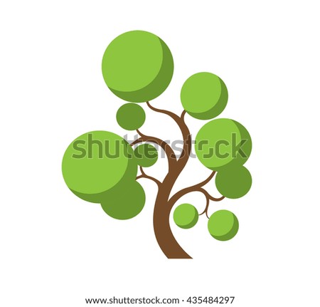 Eco Tree, Vector Illustration