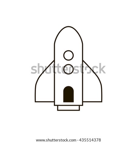 rocket icon. rocket sign