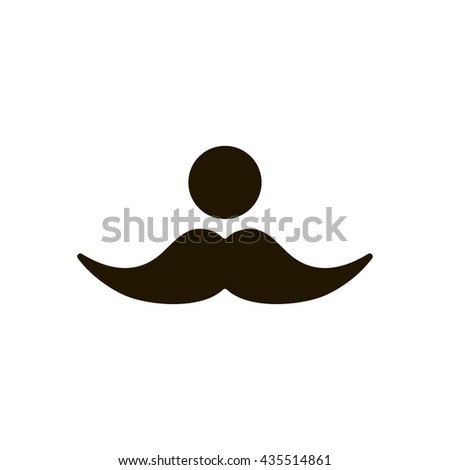 mustache icon. mustache sign
