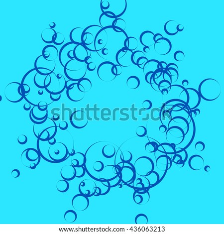 Sparkling background with bubbles. Abstract pattern for water related themes. Underwater, fizzy, carbonated water illustration