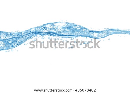 water,water splash isolated on white background