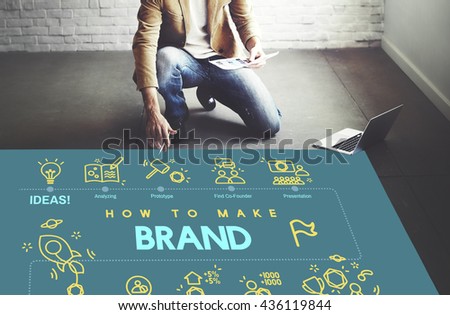 Brand Branding Copyright Label Logo Marketing Concept