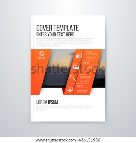 brochure design template vector flyer action abstract