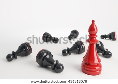 Right Light Center Game Chess