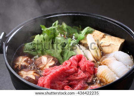 Japanese sukiyaki
