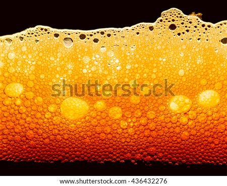 design element. Beer bubbles macro Royalty-Free Stock Photo #436432276
