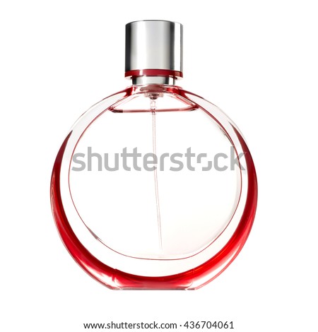 Perfume bottleI solated. Photo Royalty-Free Stock Photo #436704061