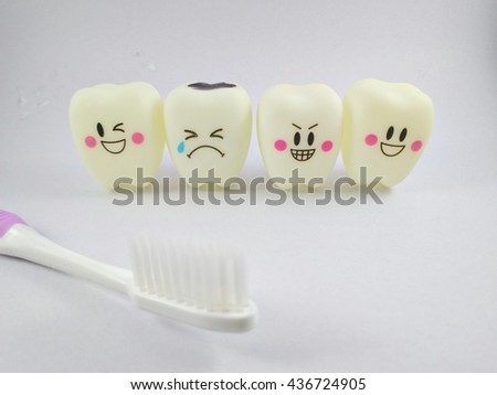 teeth , Toothbrush , cure , painful , dental health ,Feelings of teeth , sentiment