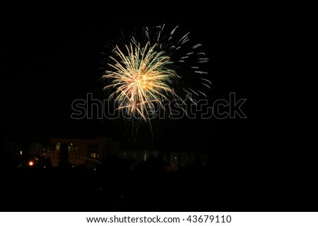 The sky Night abstraction Holiday natural phenomena Pyrotechnics celebrites Salute Fireworks Christmas heaven-high power colors