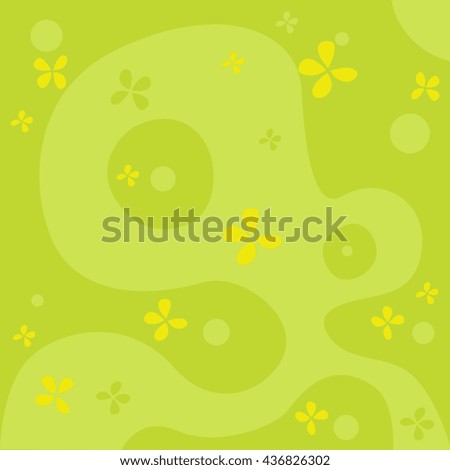 natural abstract green background vector illustration