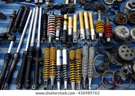Picture of colorful of spares 