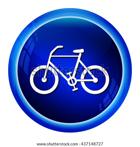 Bicycle icon sign vector illustration