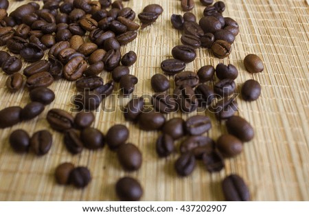 Coffee on grunge Wooden background