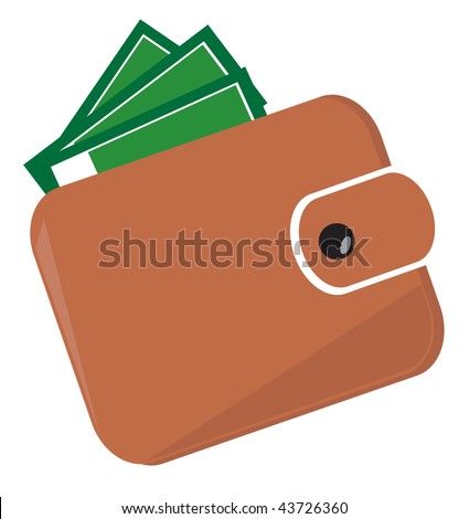 Wallet. Vector illustration